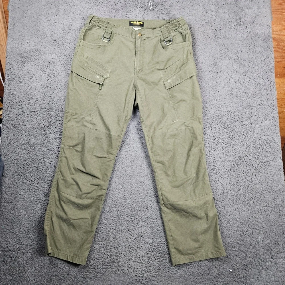 Hard Land Tactical Pants Men's 32x31‎ Convertible Green Gorpcore